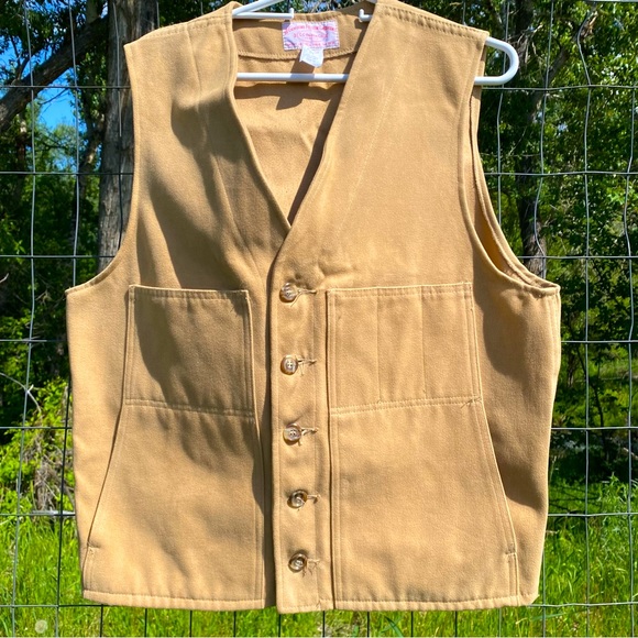 Filson Jackets & Coats Filson Vintage Moleskin Cotton Vest Poshmark